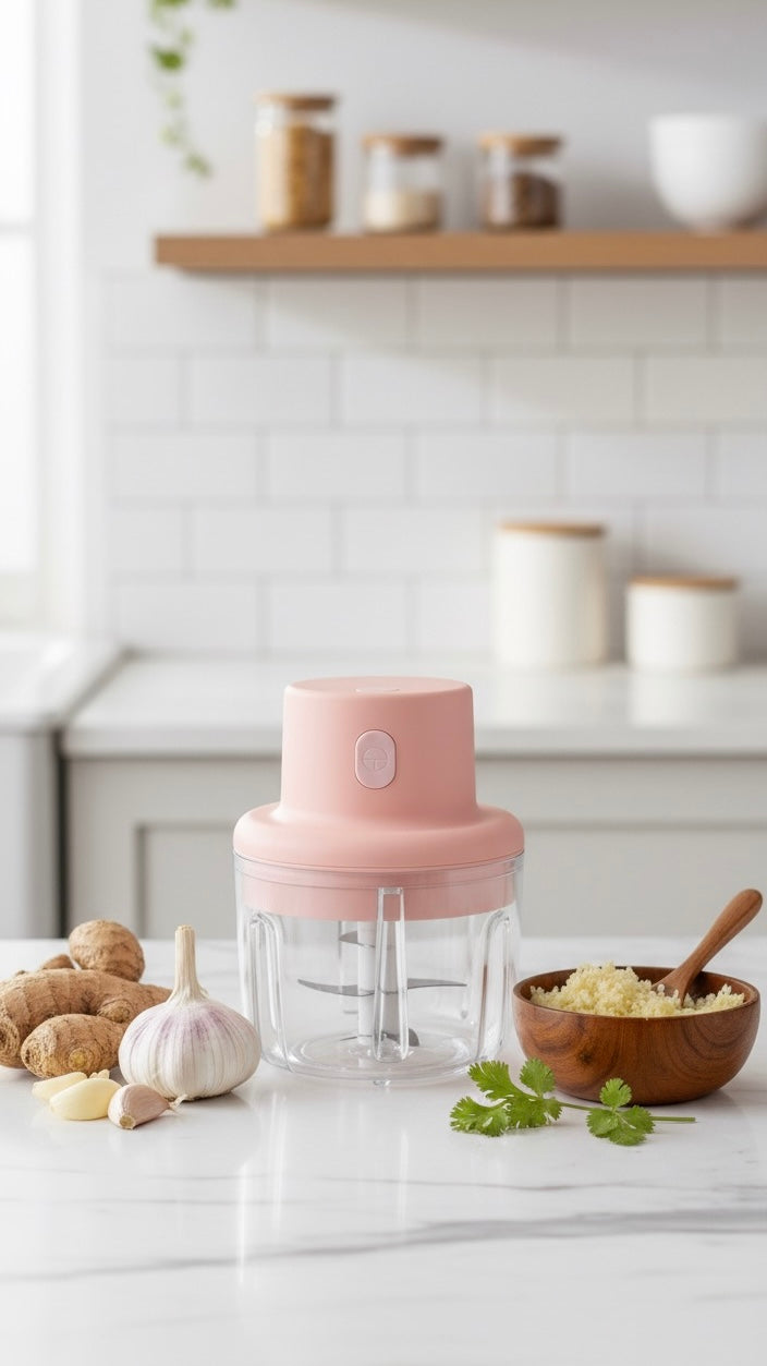 Mini USB Rechargeable Electric Food Chopper – Smart & Compact